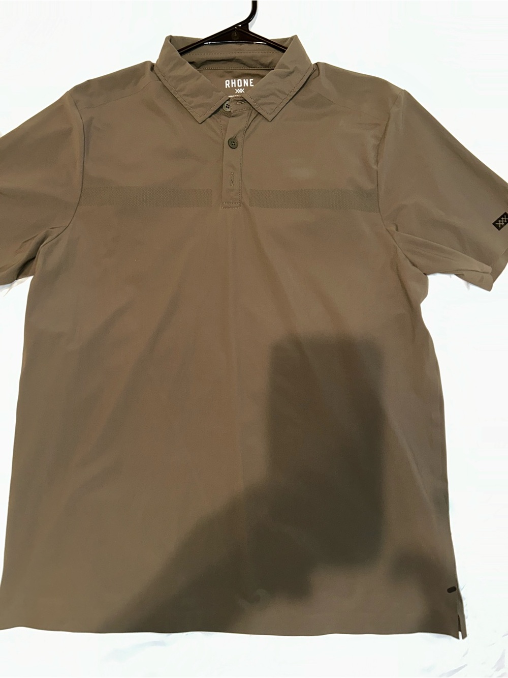 RHONE Men’s Polo in Olive Green